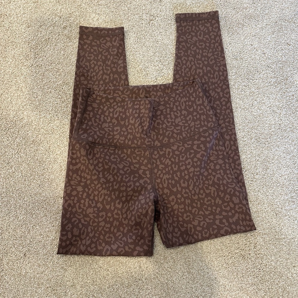 Aerie Leopard Brown Leggings